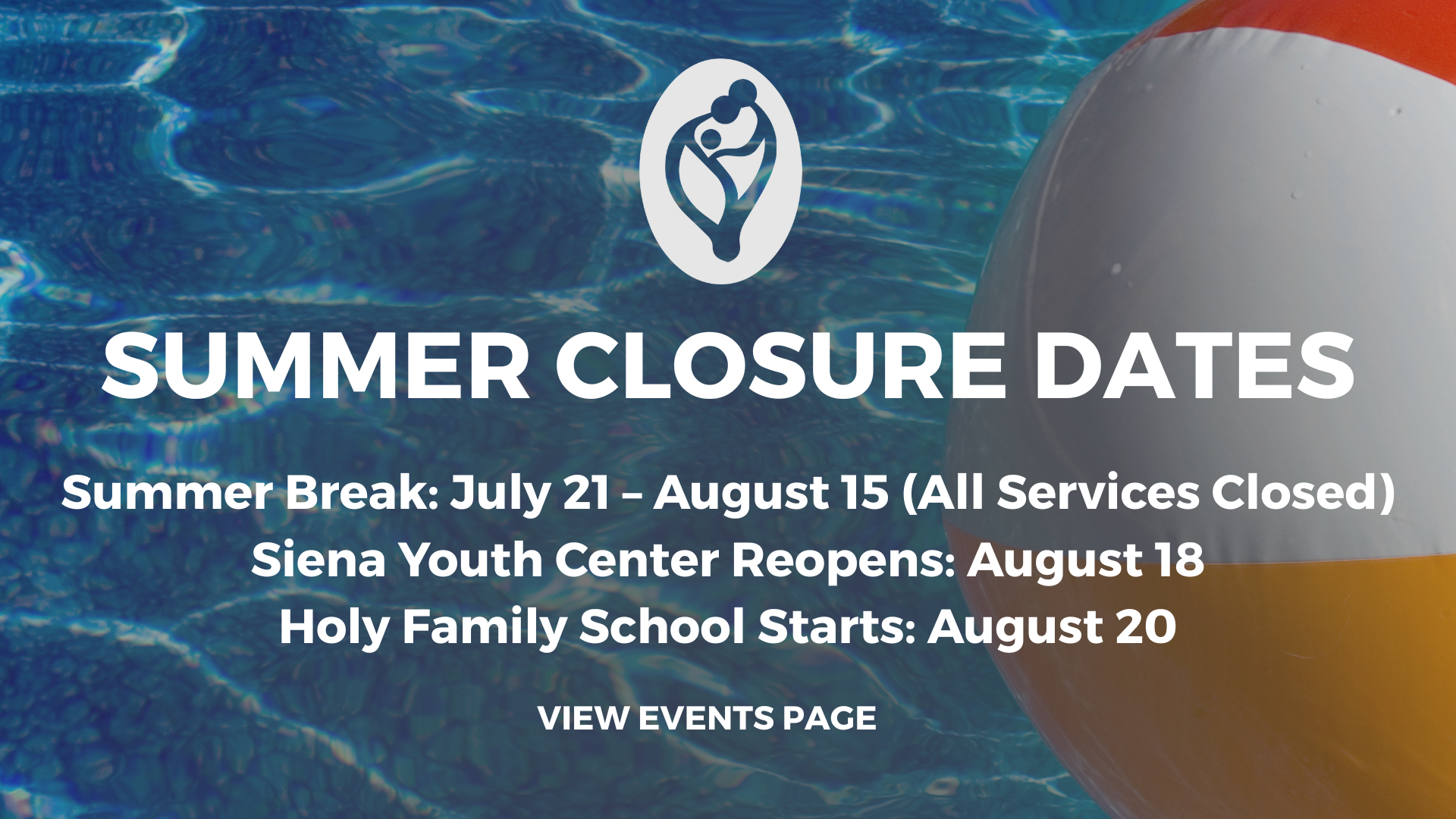 Summer Closure Dates
