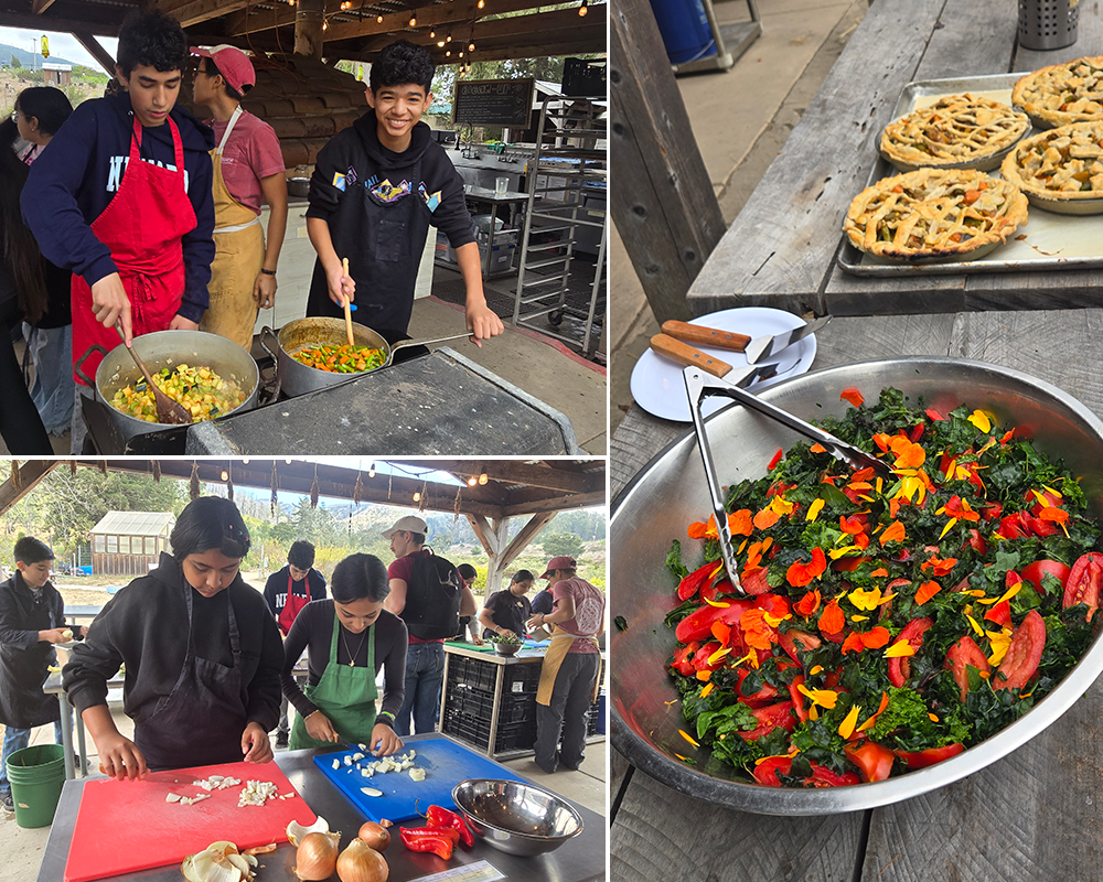 Holy Family School students Field Trip to Pie Ranch in Pescadero