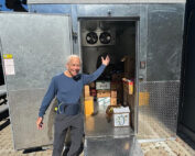Thanks to the leadership of volunteer Stan Karp (pictured above), and the generosity of Second Harvest of Silicon Valley, we have a brand-new walk-in cooler! Our existing cooler couldn’t hold all of the Food Pantry’s fresh produce, milk, and eggs. Without adequate space, many of these essential items were at risk of spoiling quickly, but this new cooler doubles our storage capacity ensuring that our nutritious offerings stay fresh for our community.